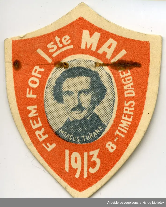 Arbeiderpartiets 1. mai-merke fra 1913