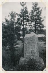 Krigsminner over tyske falne kammerater.