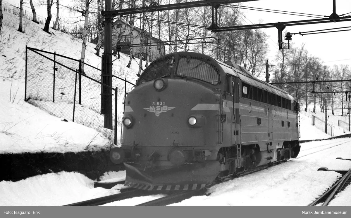 Diesellokomotiv Di 3 631 i Lodalen