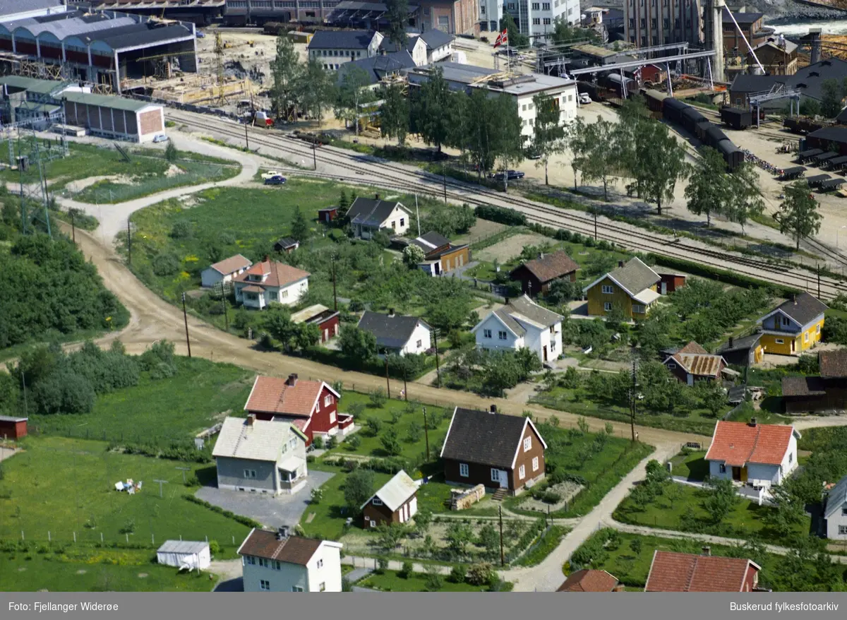 Hofsfossveien
Randselva
Follumbyen
Follumfabrikker
1961