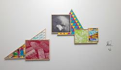 Hei, der er du jo! [Assemblage og veggtegning]