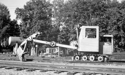 Nordest gravemaskin tilhørende NSB Baneavdelingen