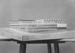 Idrettens Hus i Narvik. Ark. Hovig utkast I og II modeller