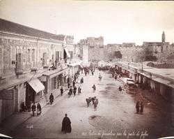 Fra Jerusalem. Port de jaffa i 1870