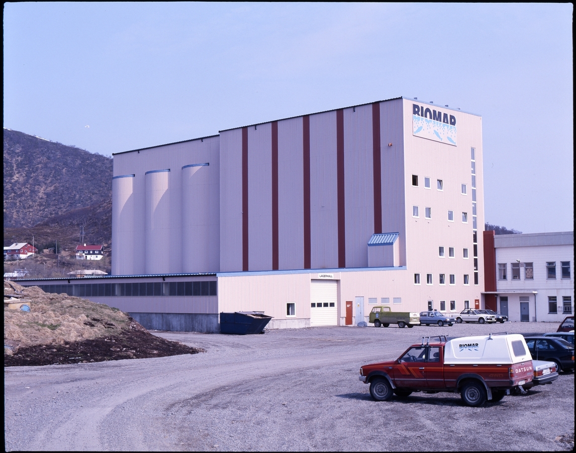 Biomars fiskeforfabrikk på Myre i Øksnes, 1987