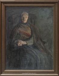 Gammel kone [Oljemaleri]