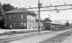 Mysen stasjon med motorvognsett type 69