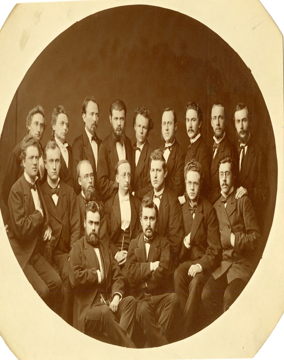 En gruppe menn - praktisk-teologisk seminar. 1877.