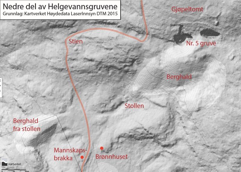 Kart Helgevanngruvene (Foto/Photo)