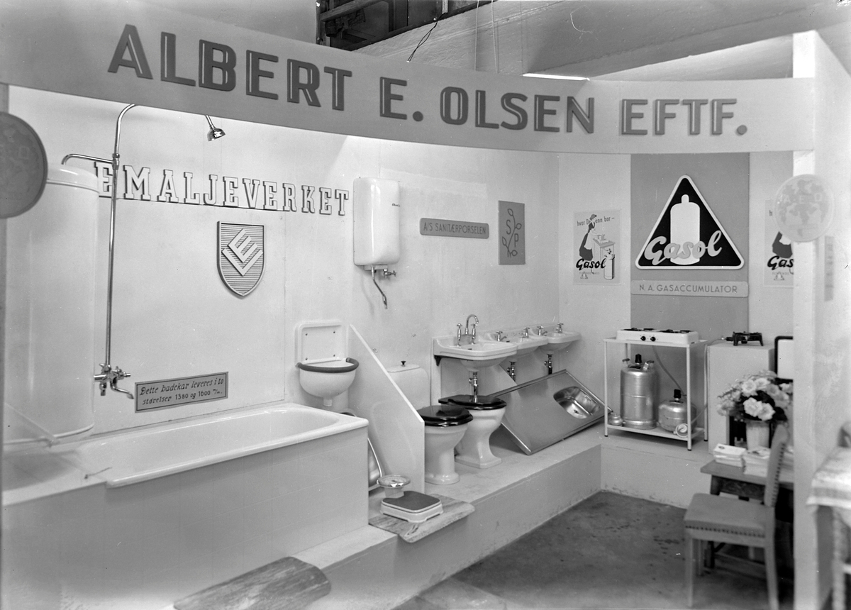 Husmormessen 1953, Stand for Albert E. Olsen