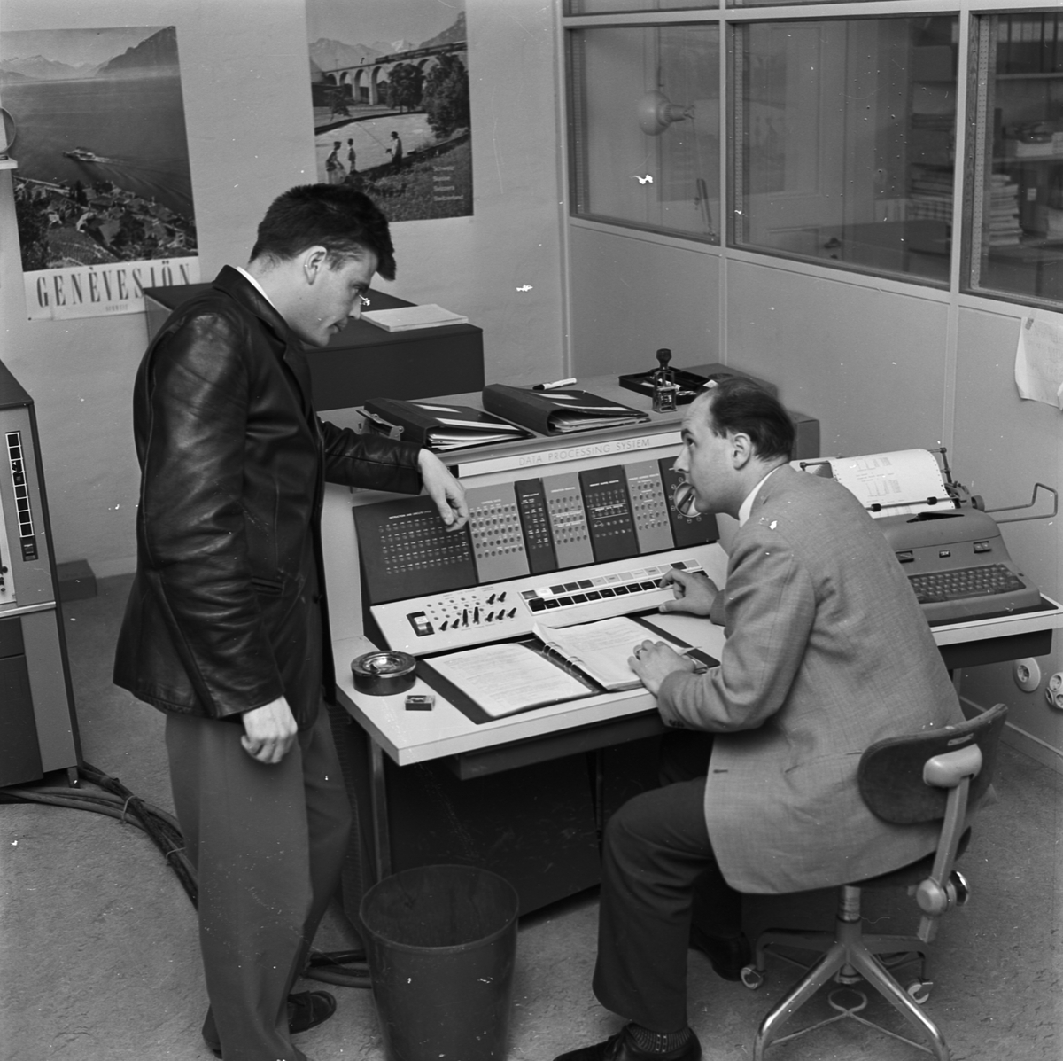 Fysiska institutionens datamaskin är redan otillräcklig, Uppsala, september 1963