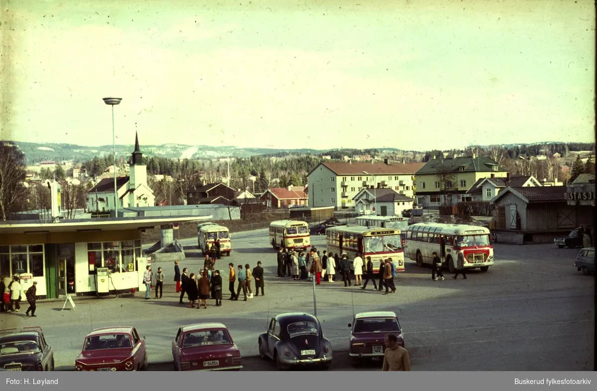 Rutebilstasjonen i Hønefoss