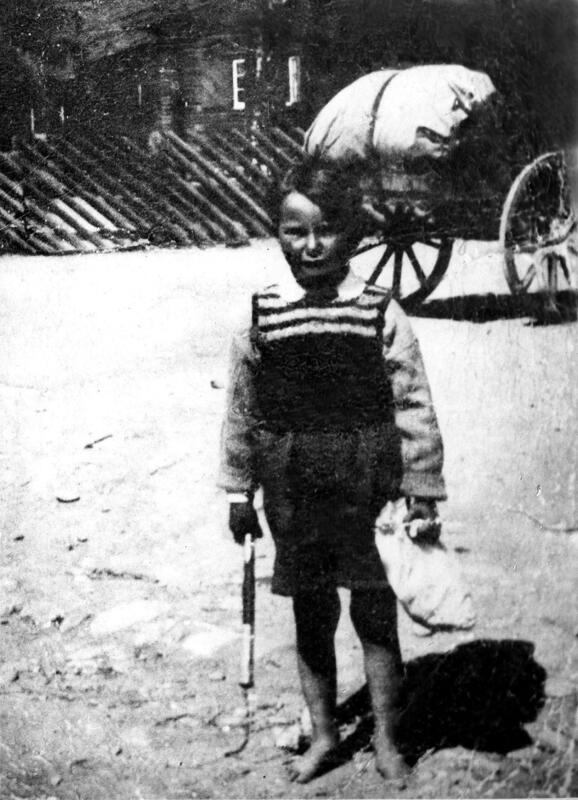 Frantz Johansen ca. 5 år gammel. ca.1945.