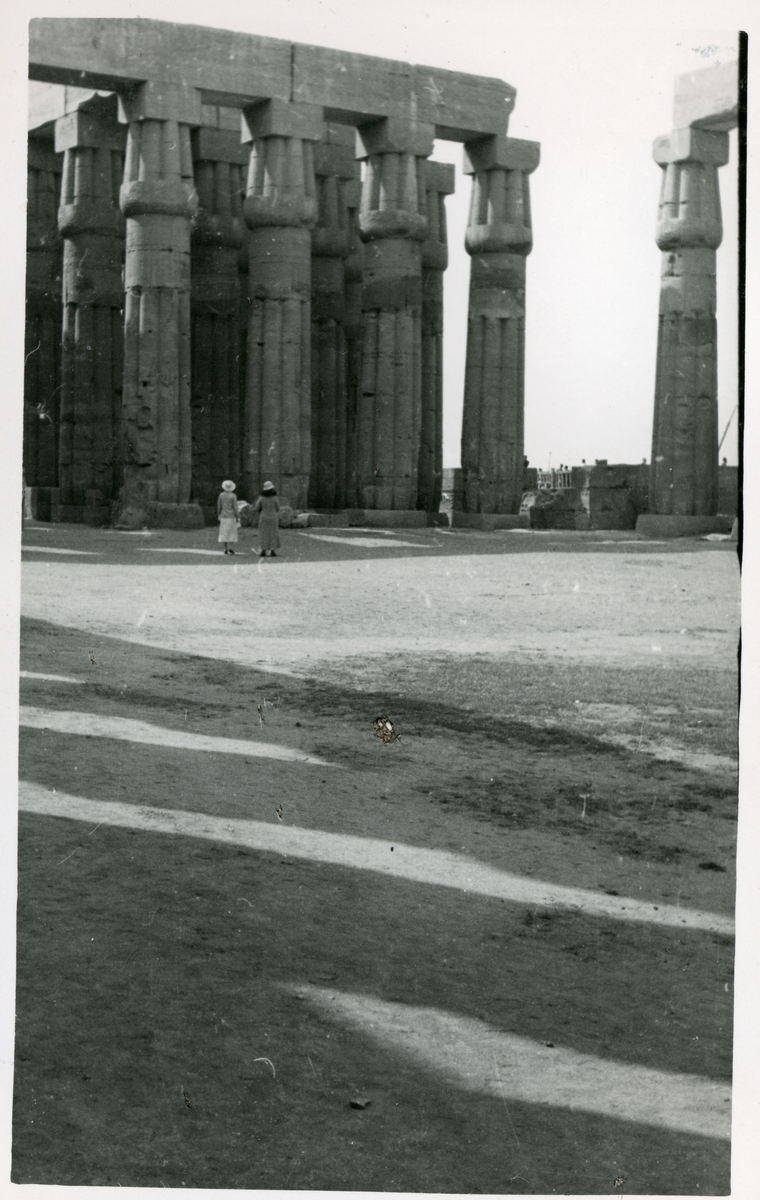 Reisen til Ægypten. Febr.34. Tempelet i Luxor