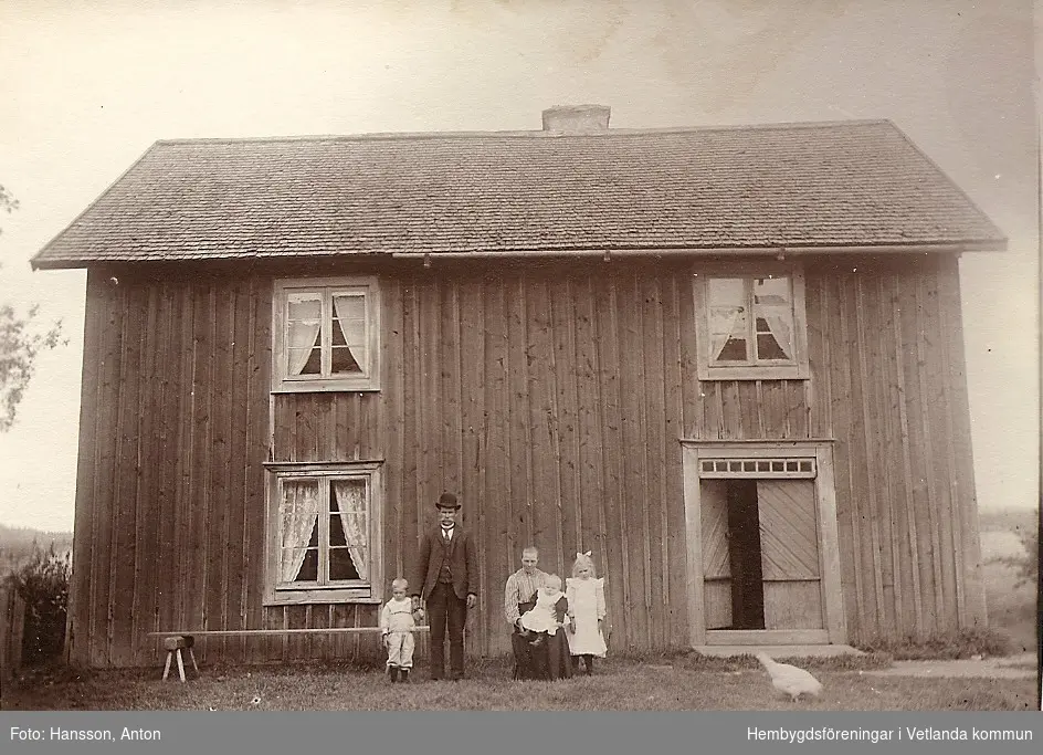 Fröset Västergård från den norra sidan, 1910. 

Fröderyds Hembygdsförening