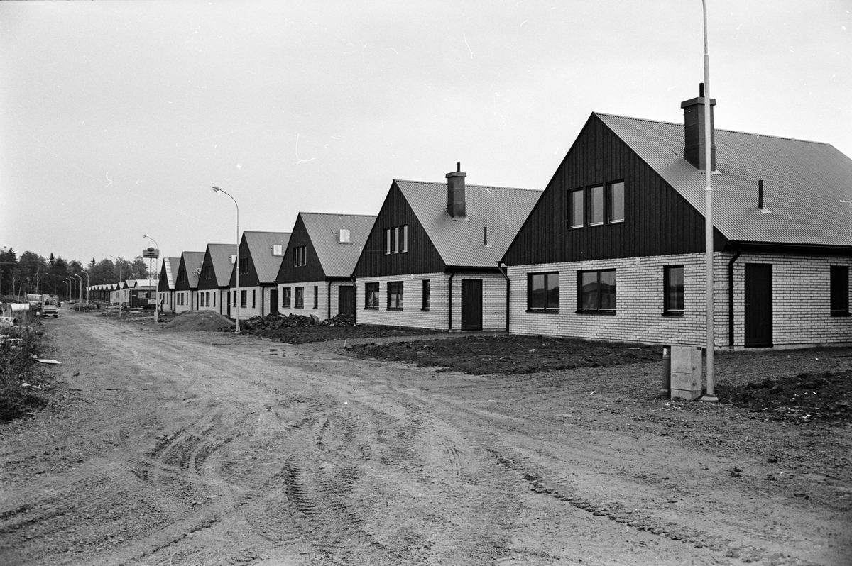 Kedjehus, Vallskoga, Tierp, september 1972