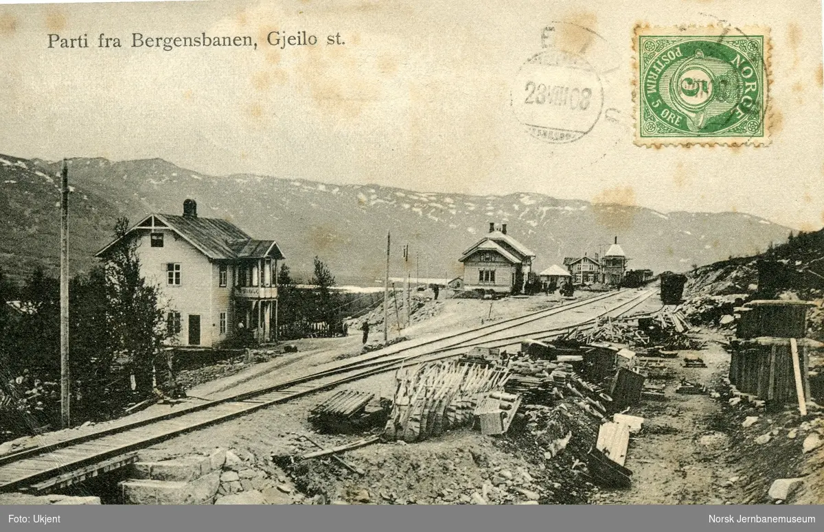 Geilo stasjon på Bergensbanen