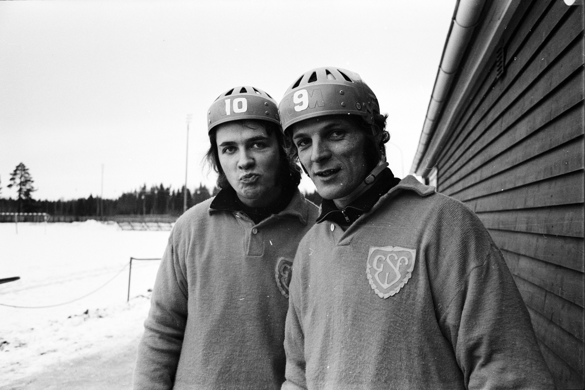Bandy i Söderfors, Uppland 1973