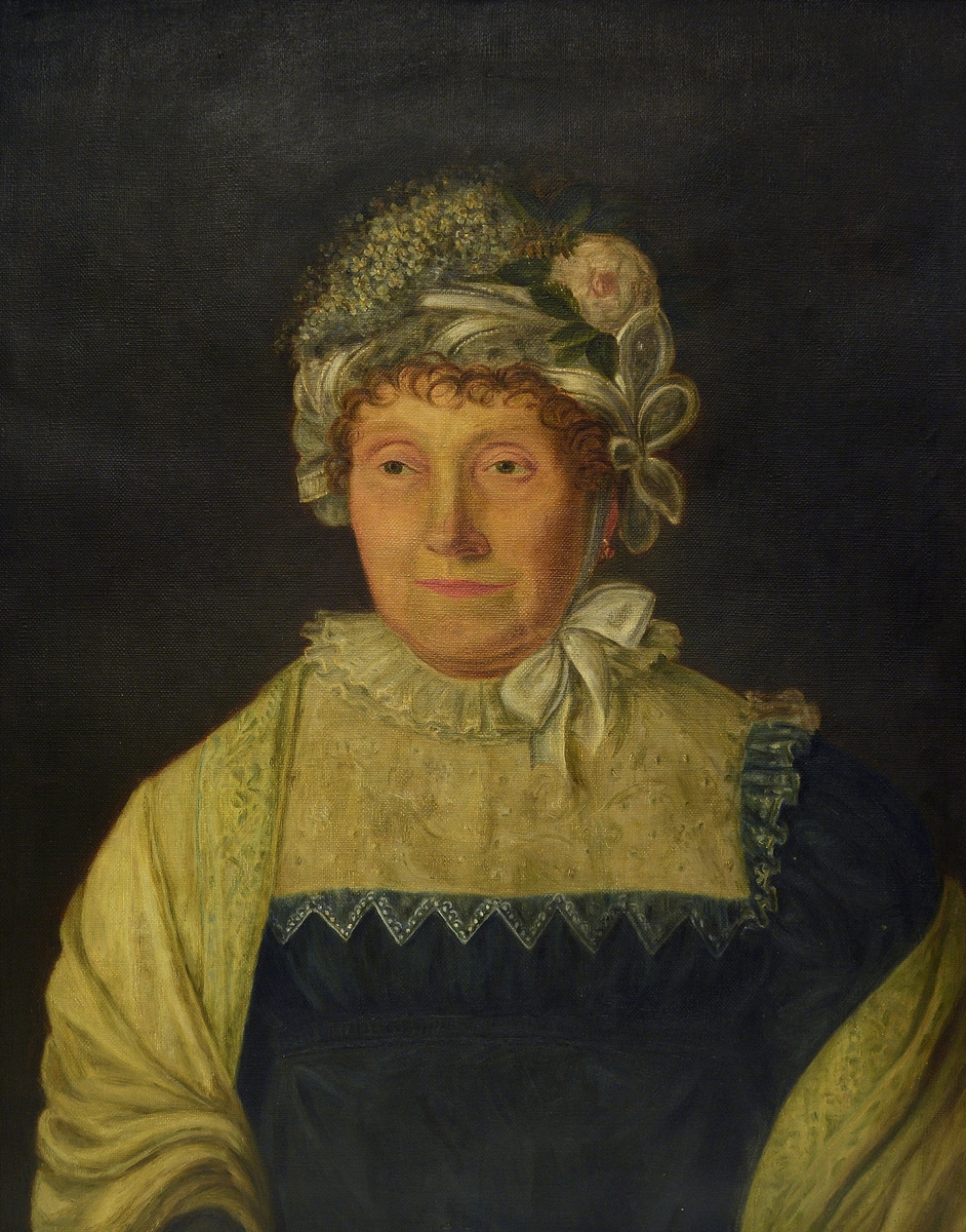 Portrett av Elisabeth Catharina Blom f. Rougtvedt
