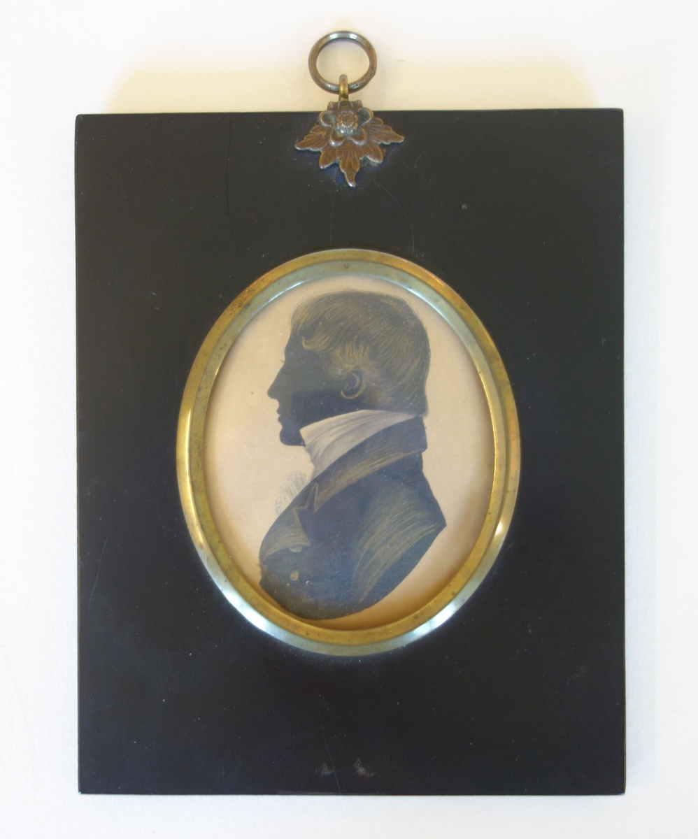 Konsul Henry Hutchinson [Silhuett] Drammens Museum / DigitaltMuseum