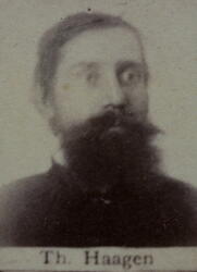 Pukkverksarbeider Thoreus H. Haugen (1850-1890) (Foto/Photo)