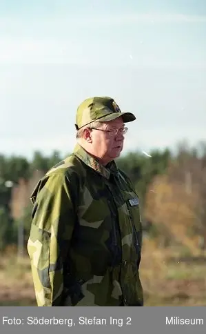 General Johan Hedestedt, överbefälhavare.