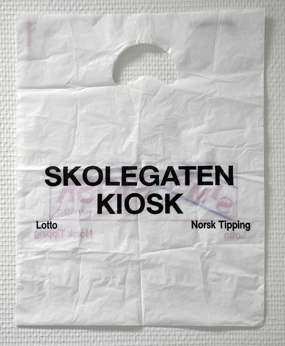 Plastpose fra Simba kiosk i Harstad
