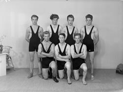 Vadsø 1953. Vadsø Atletklubb. Stående fra venstre Valter Mox
