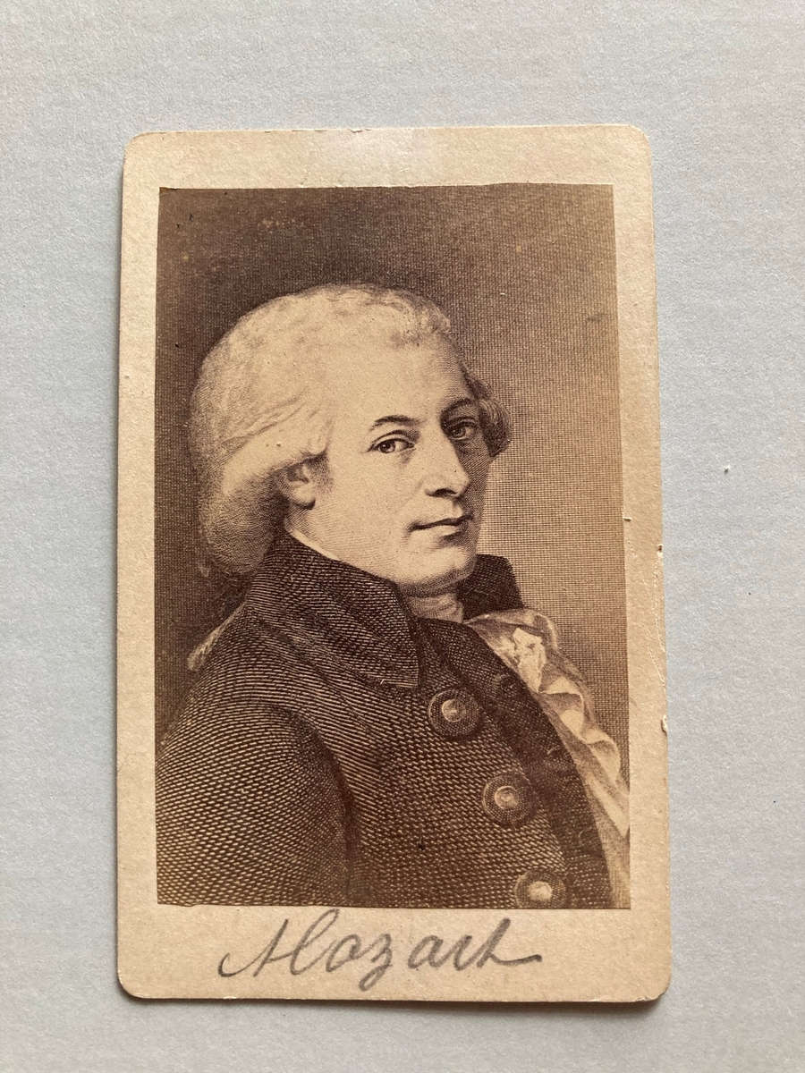 Portrett av Wolfgang Amadeus Mozart.