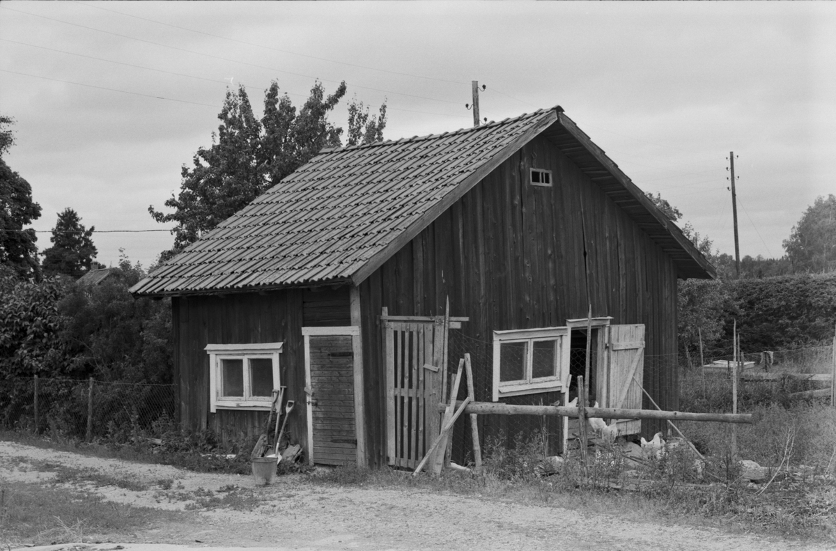 Hönshus, Nåstuna 7:1, Vänge socken, Uppland 1975