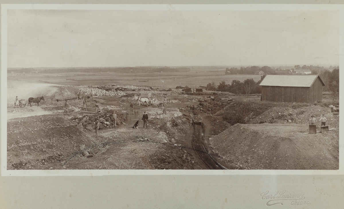 Lanna gruva, Latorpsbruk.
Fotot taget runt år 1900.