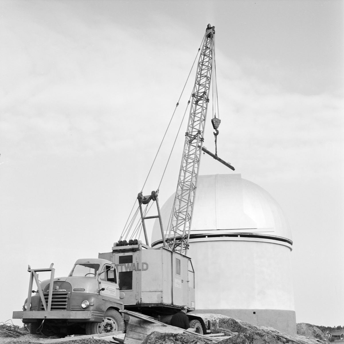 Astrogeodetiska observatoriet, Uppsala 1962