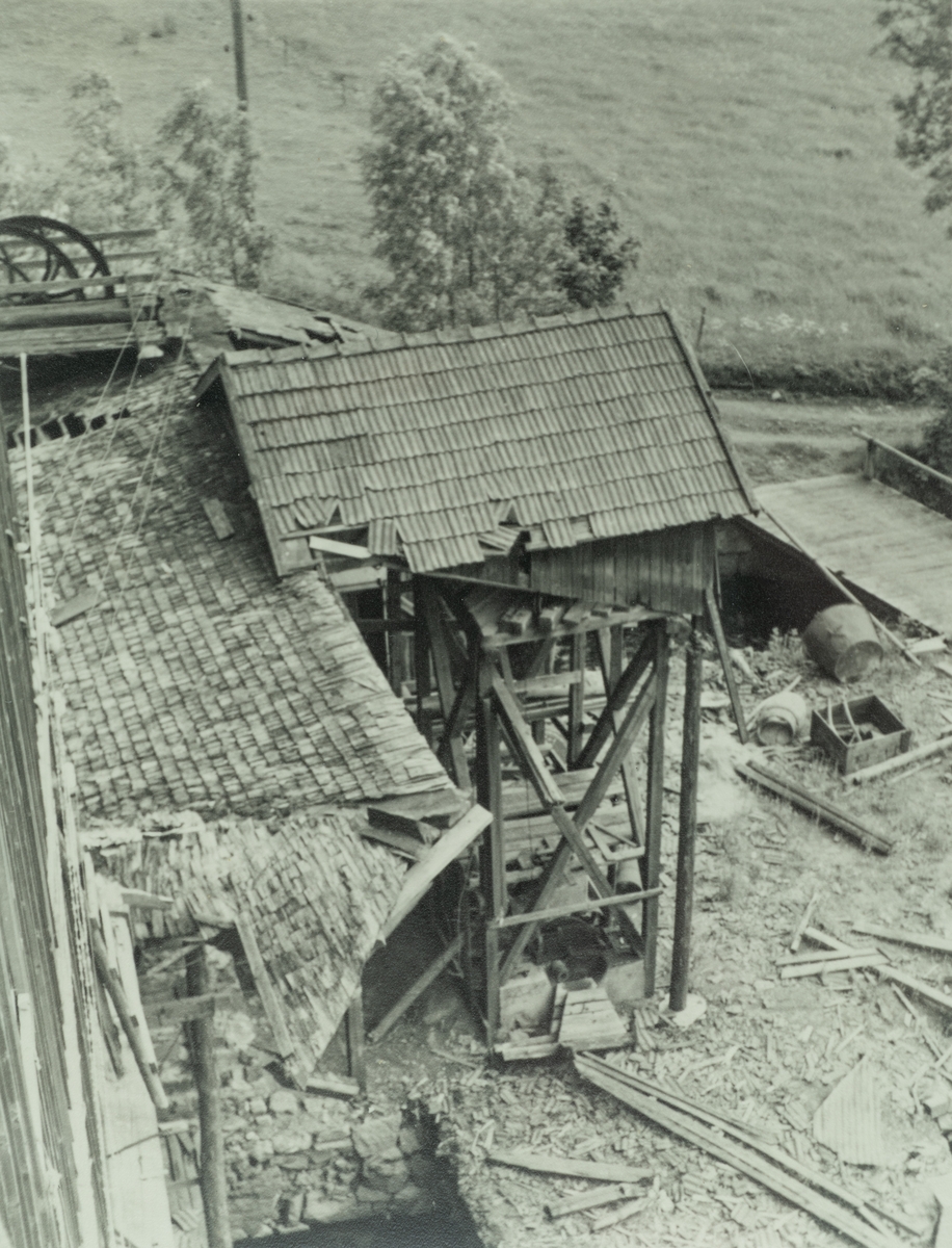 Gusselby hytta. 
Hösten 1952