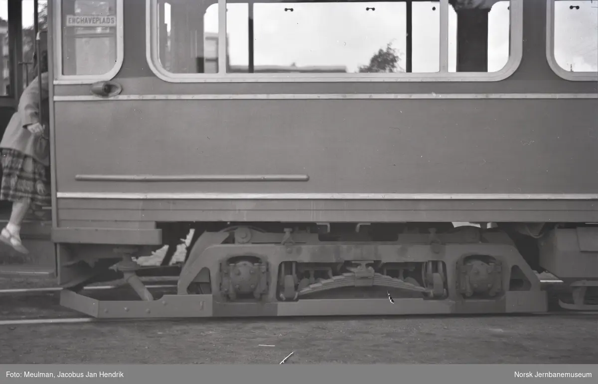 Detalj av sporvogn nr. 525, "Lundinvogn"