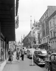 Øvre Slottsgate. Juni 1956