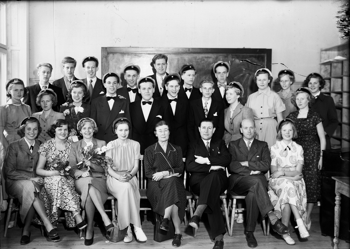 Realskoleklass, Uppsala Enskilda Läroverk, 1950