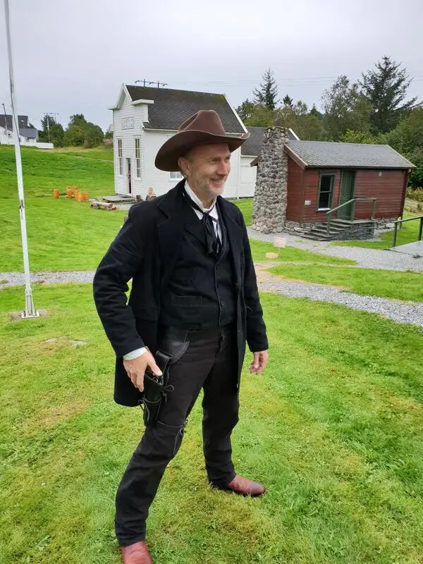 cowboy på Prærien på Sletta