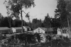 Arbeidstjenestens leir i Varteig ca. 1942-43. AT-leirens do 