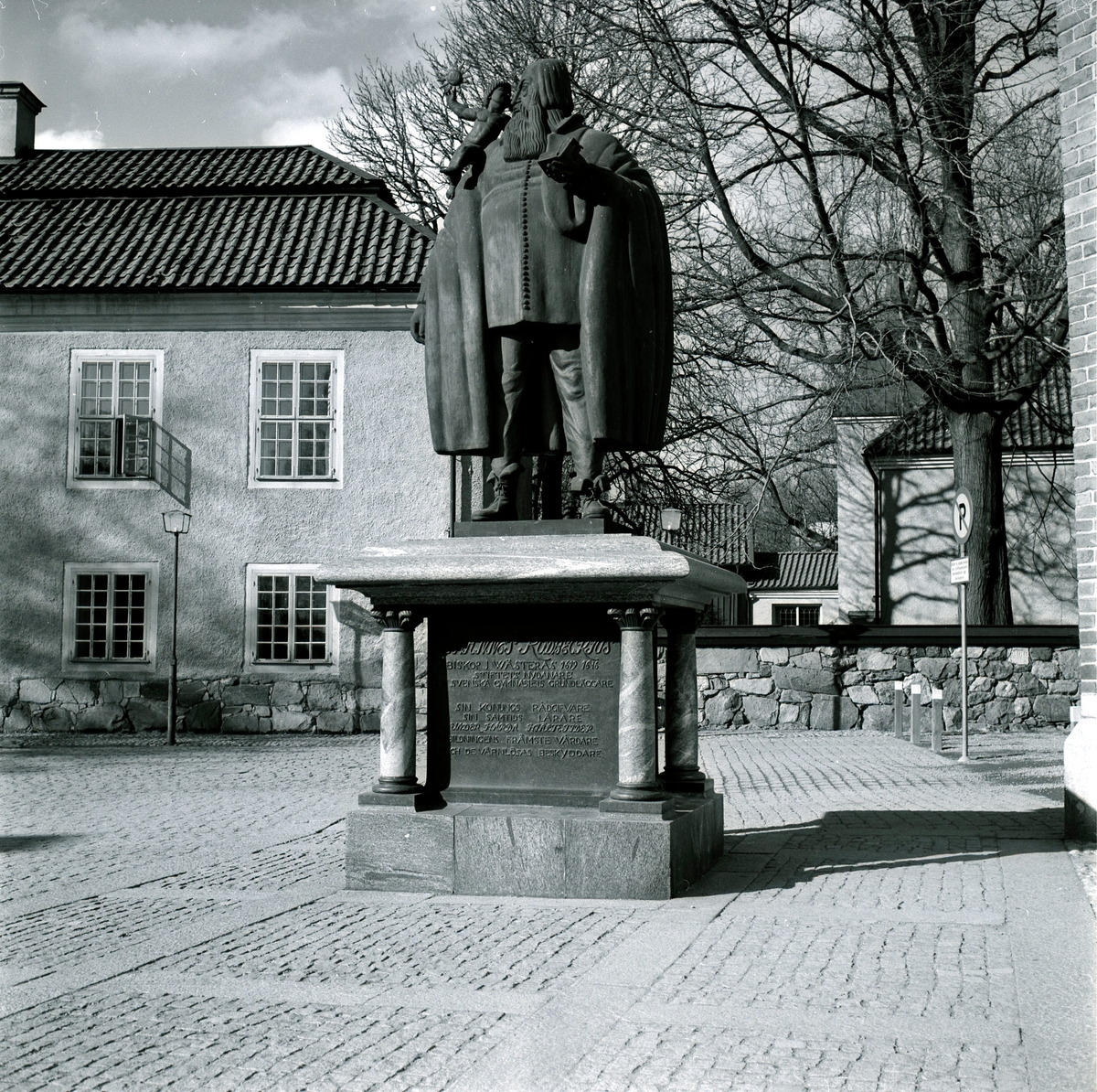 Rudbeckius statyn - Västerås Stadsarkiv / DigitaltMuseum