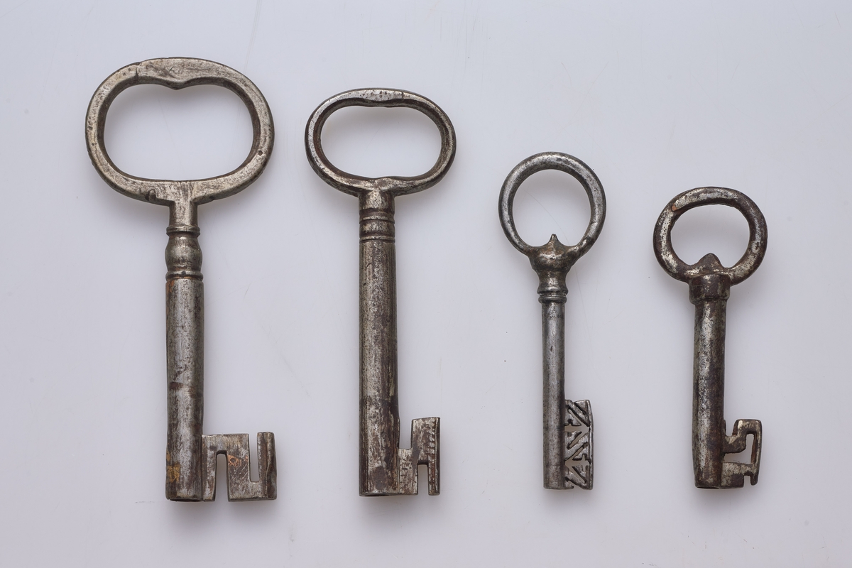 Nøkler til dørlås smidd av jern.
