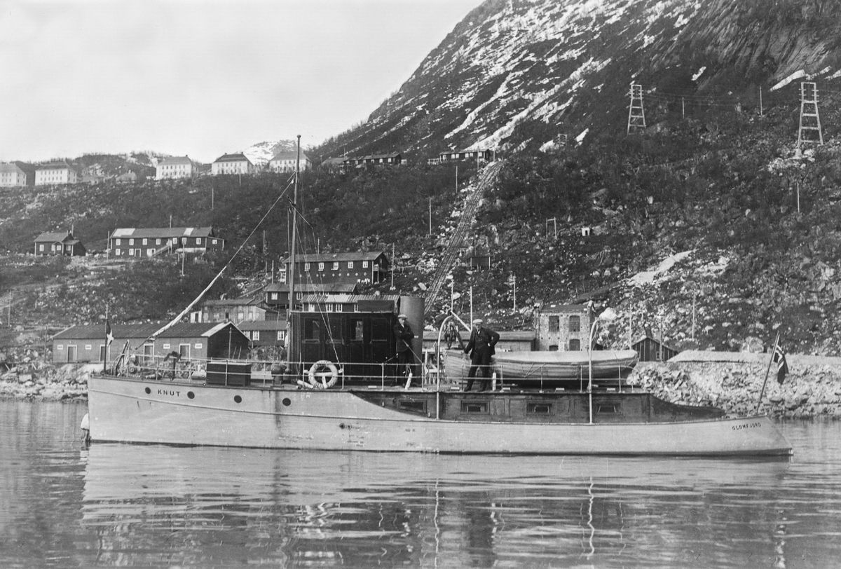 Båten Knut - seinare MY Tysso - i Glomfjord