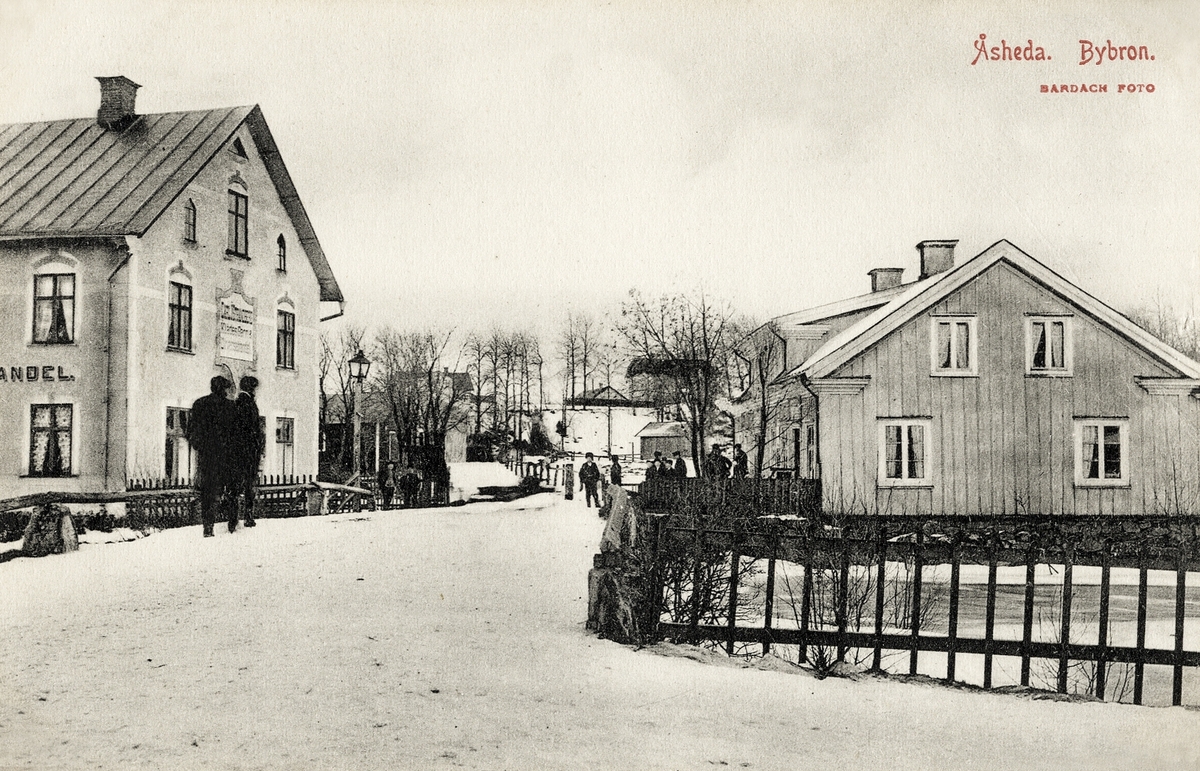 Åseda, Bybron, ca 1900.