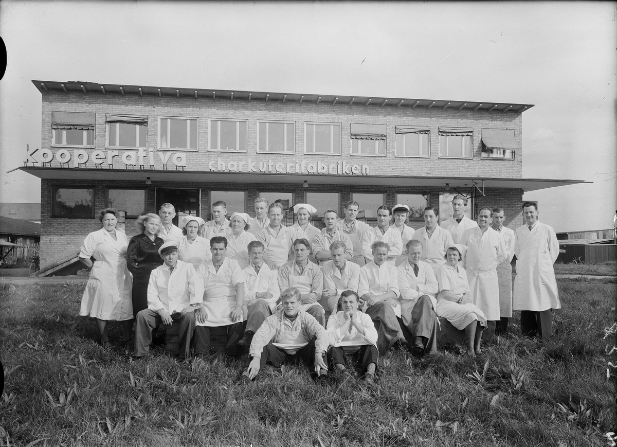 Kooperativa charkuterifabriken, Östunagatan 5, Uppsala 1949
