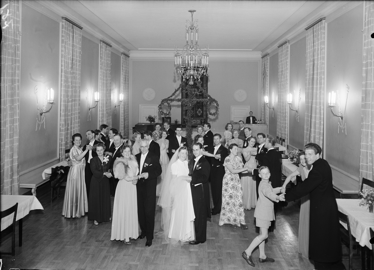 Bröllop, Värmlands nation, Uppsala 1950