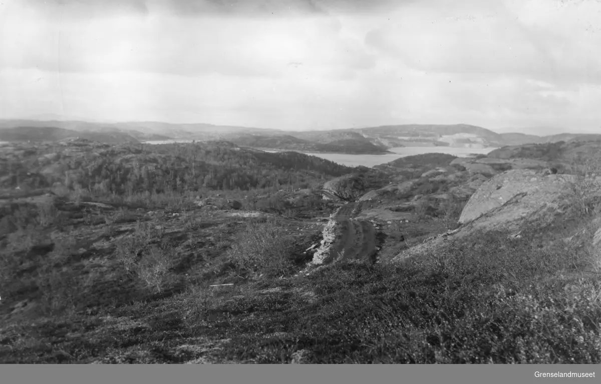 Sett fra Toppen nordover mot Bjørnevand, Ørnevandsforekomsten, 16/9-1937
