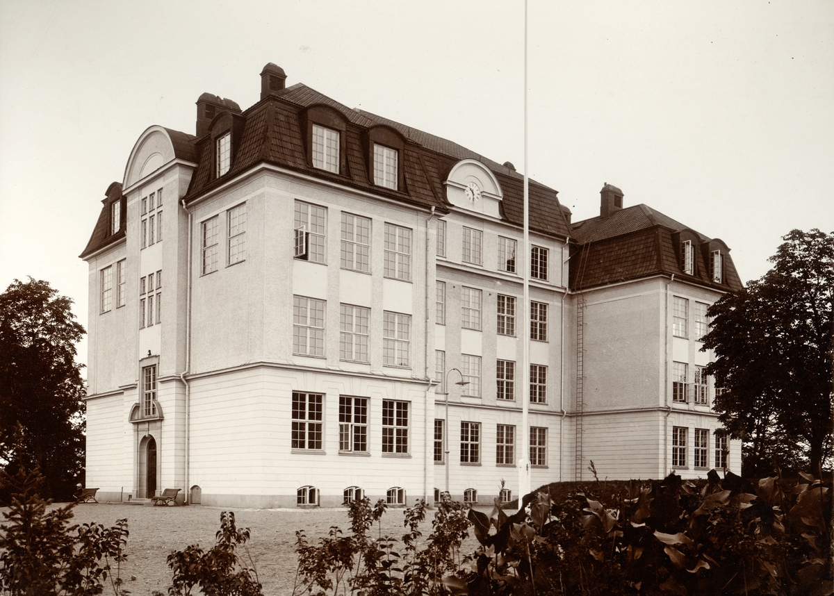 Folkskollärarseminariet, nuv. Ringsbergsskolan. Växjö, ca. 1912.