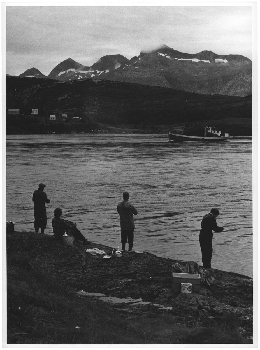 Fiskere ved Saltstraumen