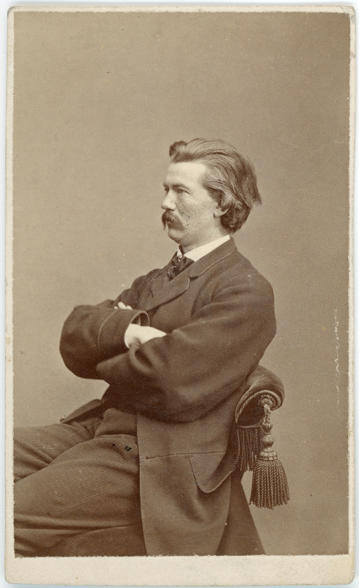 Kabinettsfotografi - R T Henning, Uppsala 1866