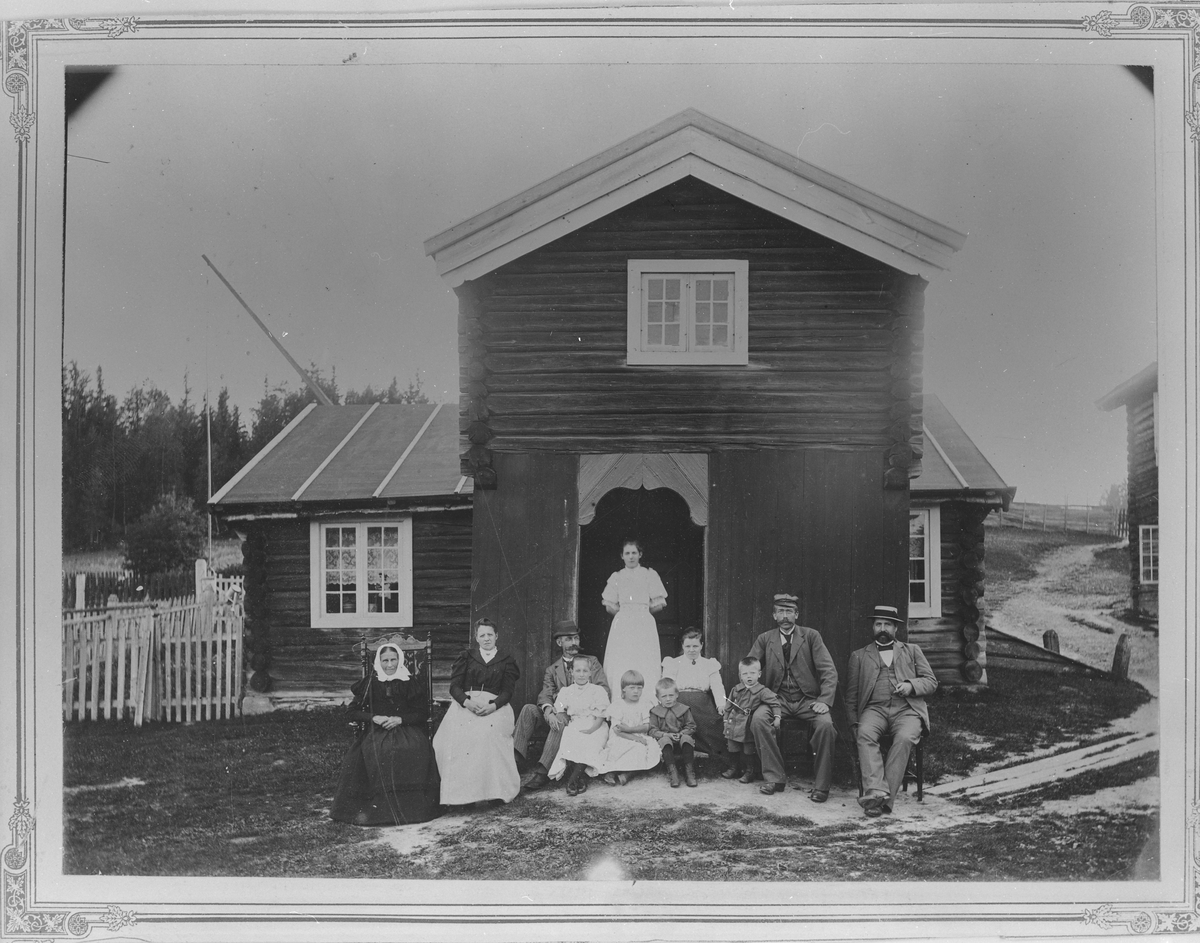 Barfrøstue på Koppangshammeren, Stor-Elvdal ca. 1900