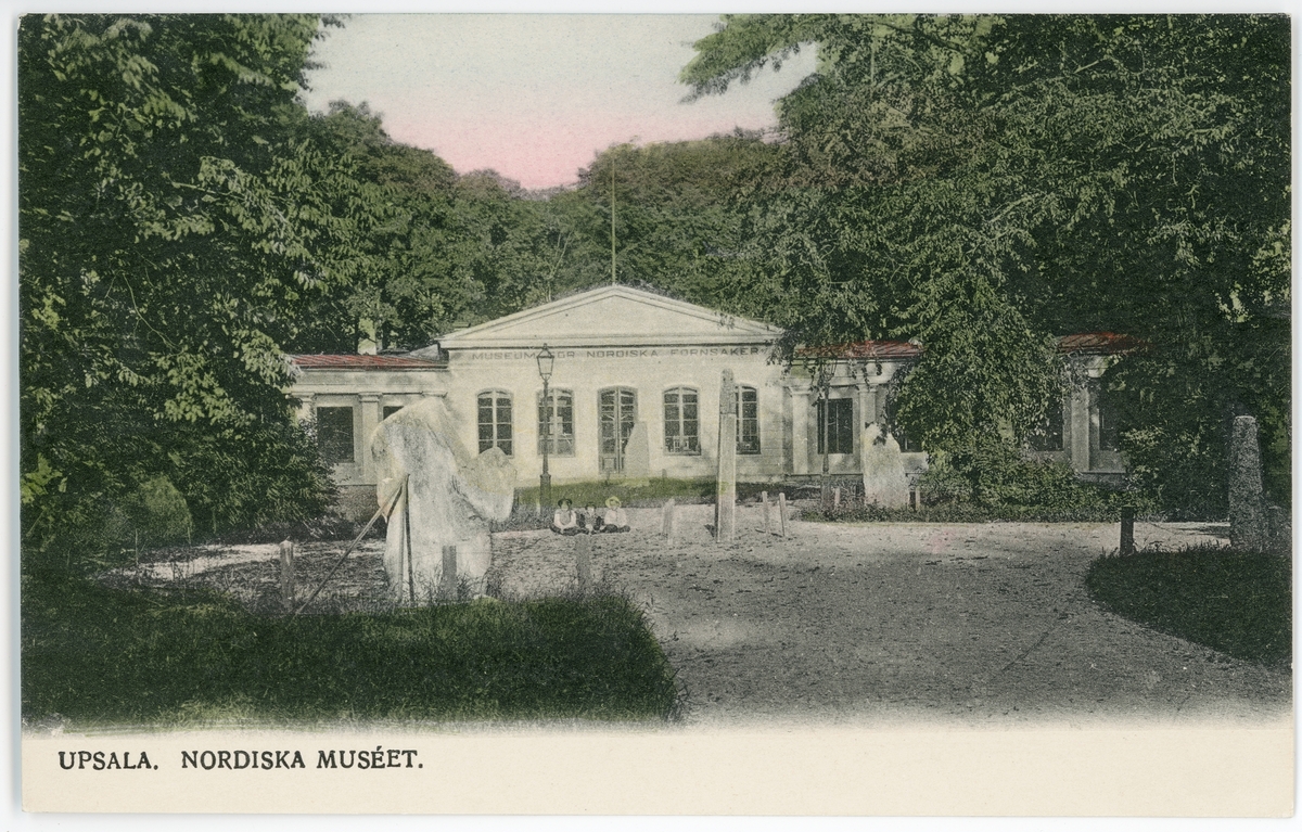 Brevkort - Nordiska Muséet, Uppsala före 1922